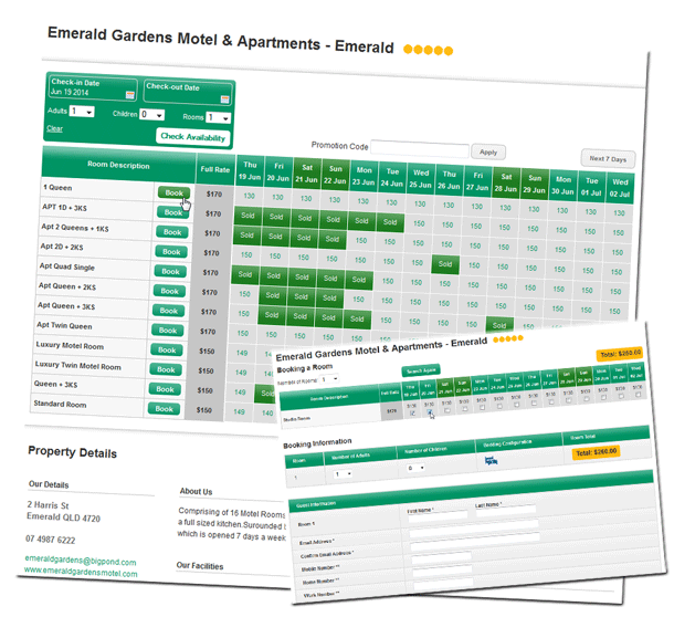 Book Accommodation Online and Save at Emerald Gardens Motel & Apartments - Emerald QLD